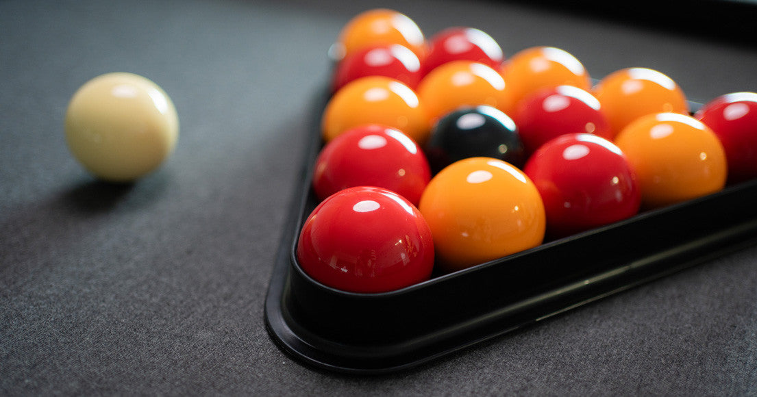 English Red & Yellow Pool Balls