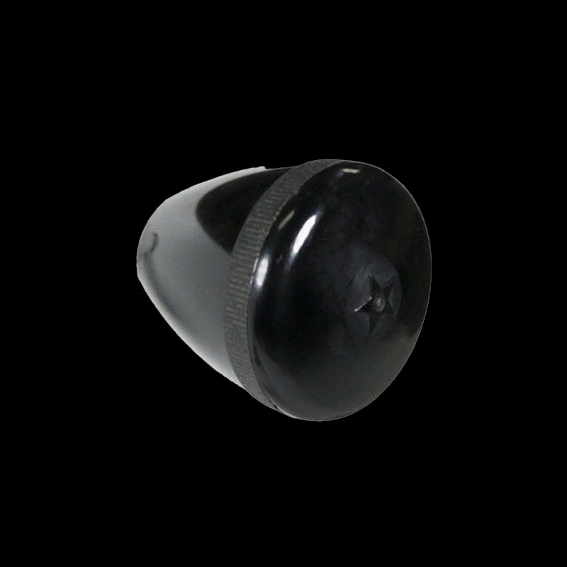 Round black handles x8